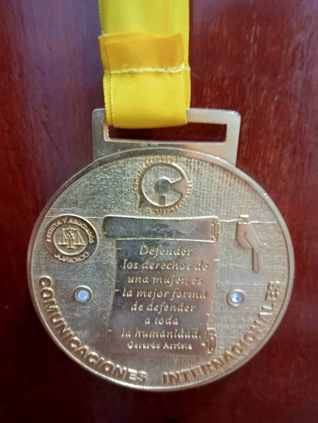 Reconocimiento FIMACTV medalla
